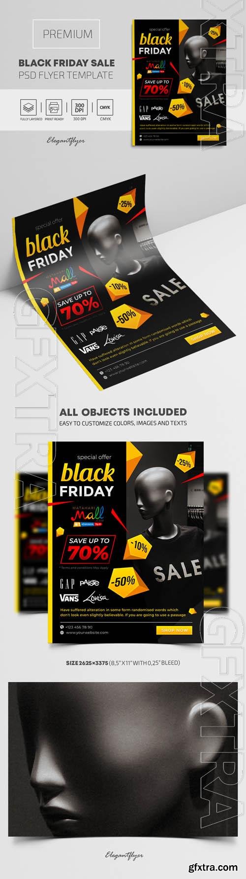 Black Friday Sales  Premium PSD Flyer Template