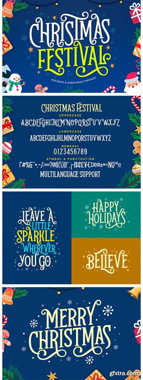 Christmas Festival Font