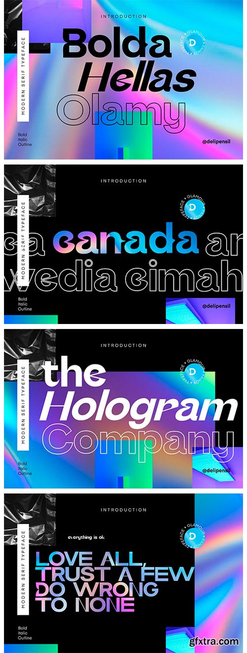 CM - Coldag Modern Serif Font 6169412