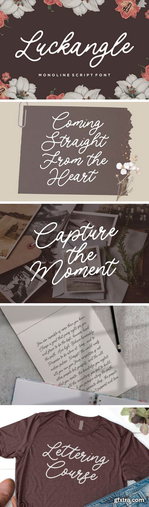 Luckangle Script Font