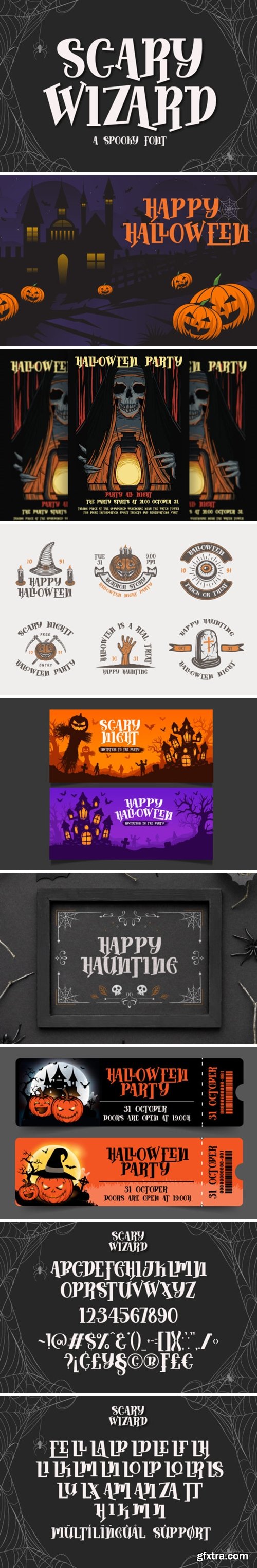 Scary Wizard Font