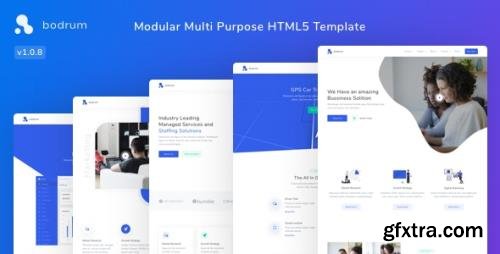 ThemeForest - Bodrum v1.0.8 - Modular Multi Purpose HTML5 Template - 25649533