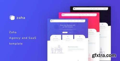 ThemeForest - Zaha v1.0 - Agency and SaaS Template - 23972555