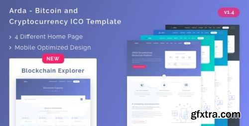 ThemeForest - Arda v1.4 - Bitcoin and Cryptocurrency ICO HTML Template - 21750192