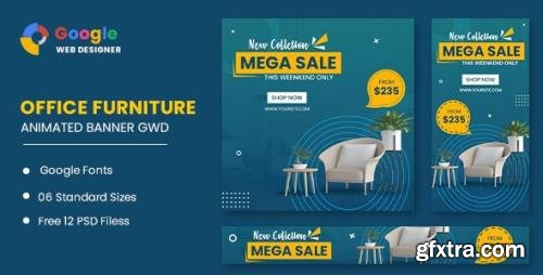 CodeCanyon - Office Furniture Google Adwords HTML5 Banner Ads GWD v1.0 - 33905453