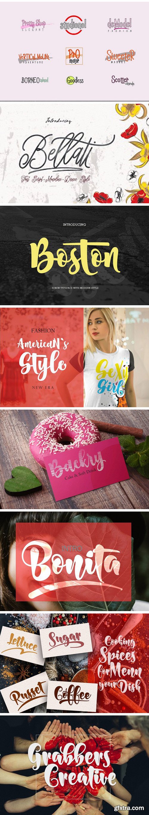 BUNDLE Fonts Colection 2175428