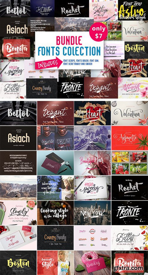 BUNDLE Fonts Colection 2175428