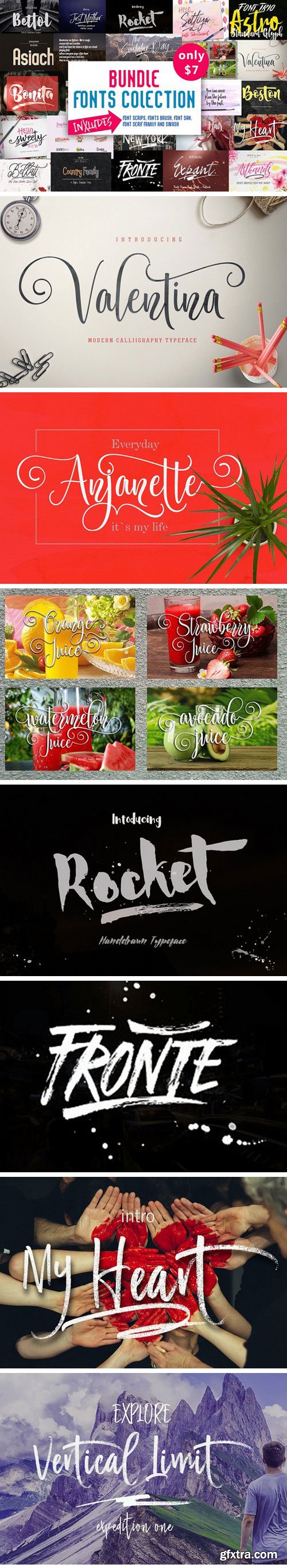 BUNDLE Fonts Colection 2175428