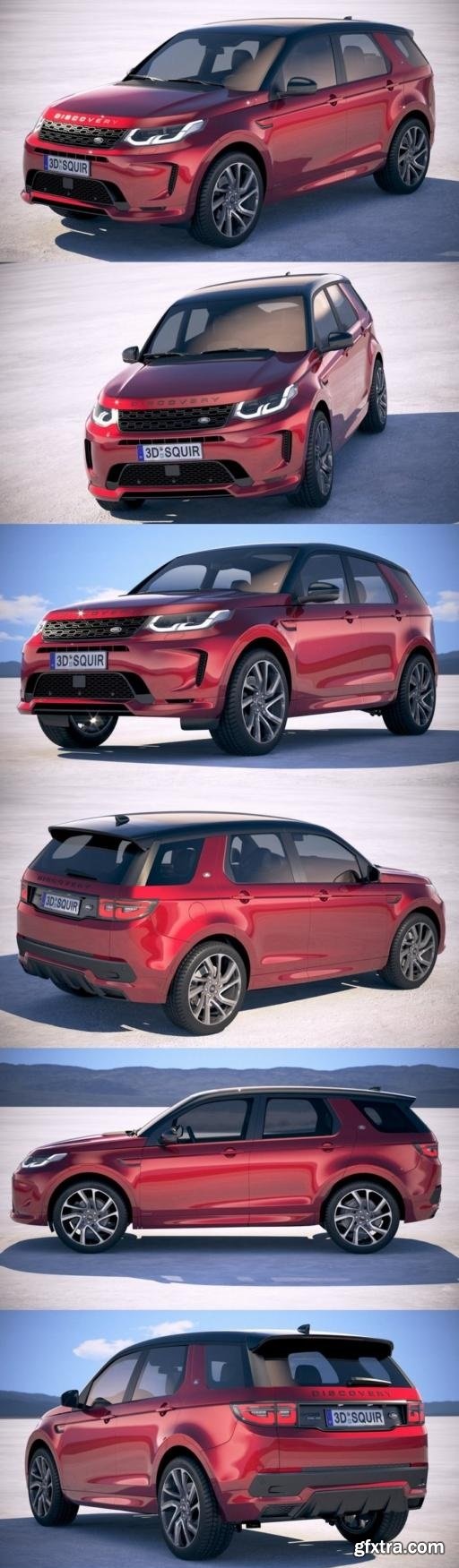 Land Rover Discovery Sport 2020 3D Model