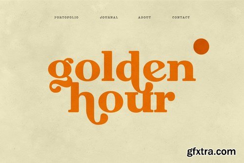 Megusto Modern Retro Serif Font