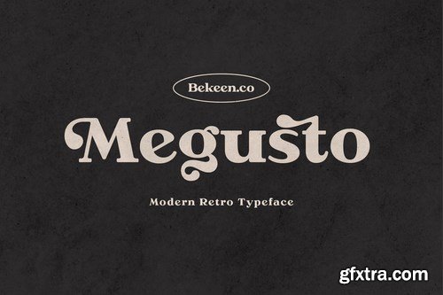 Megusto Modern Retro Serif Font