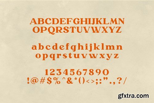 Megusto Modern Retro Serif Font