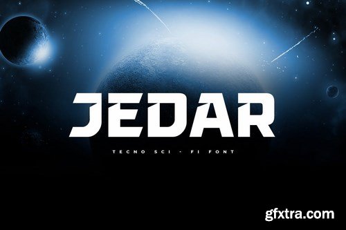 JEDAR - Techno Sci-fi Font