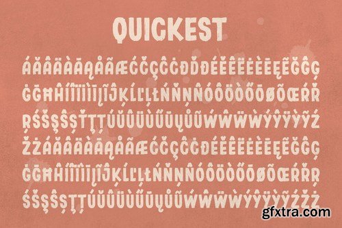 Quickest - Sans Serif Brush Font