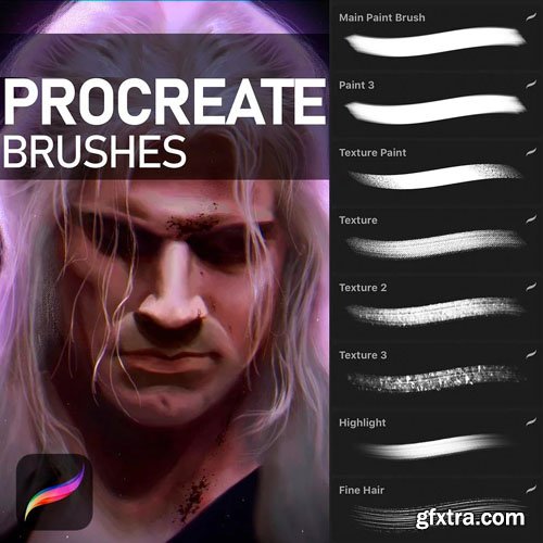 16 Digital Painting Brushes for Procreate