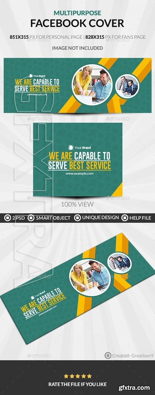 GraphicRiver - Multipurpose Facebook Cover 20359537