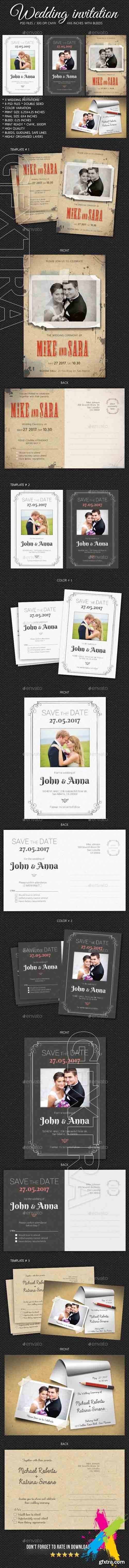 GraphicRiver - Wedding Invitation Bundle 2 20343788