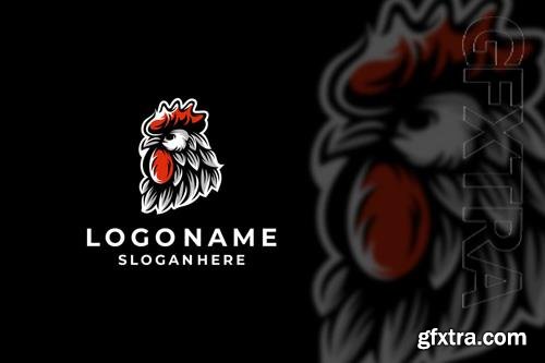 Rooster Head Logo Design