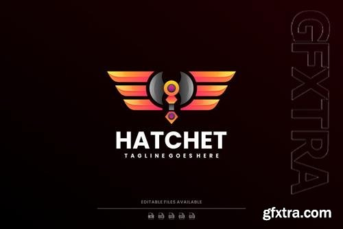 Hatchet Gradient Colorful Logo