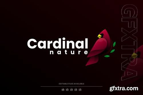 Cardinal Bird Gradient Logo