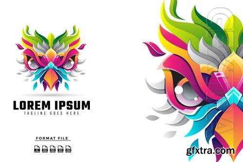 Colorful Owl Gradient Logo