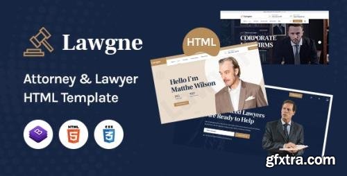 ThemeForest - Lawgne v1.0 - HTML Template for Attorney & Lawyers - 33923442