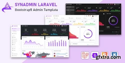 CodeCanyon - Synadmin v1.0 - Laravel 8 + Bootstrap 5 Admin Template - 33939921