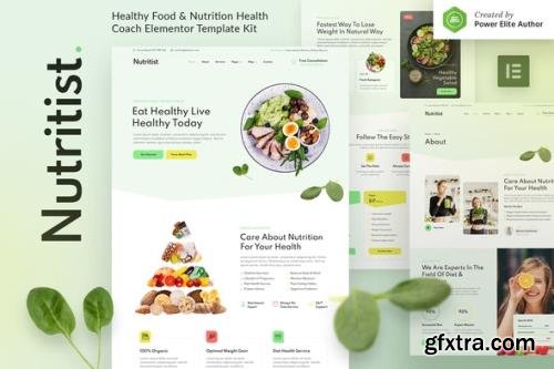 ThemeForest - Nutritist v1.0.0 - Healthy Food & Nutrition Coach Elementor Template Kit - 33959599