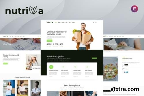 ThemeForest - Nutriva v1.0.0 - Nutrition & Recipe Elementor Template Kit - 33858934