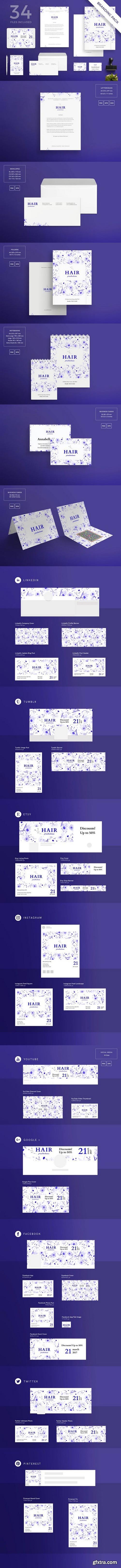 Branding Pack Hair Productions