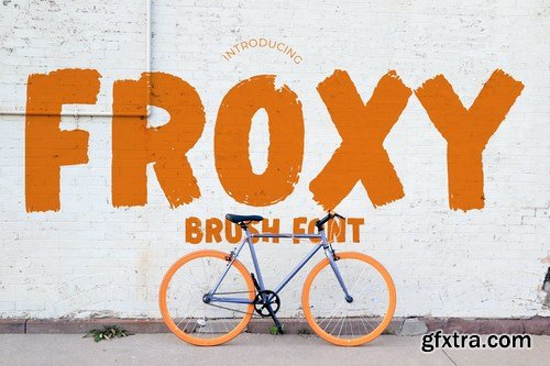 Froxy Sporty Advertisement Font