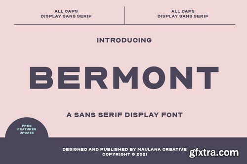 Bermont Sans Serif Display Font