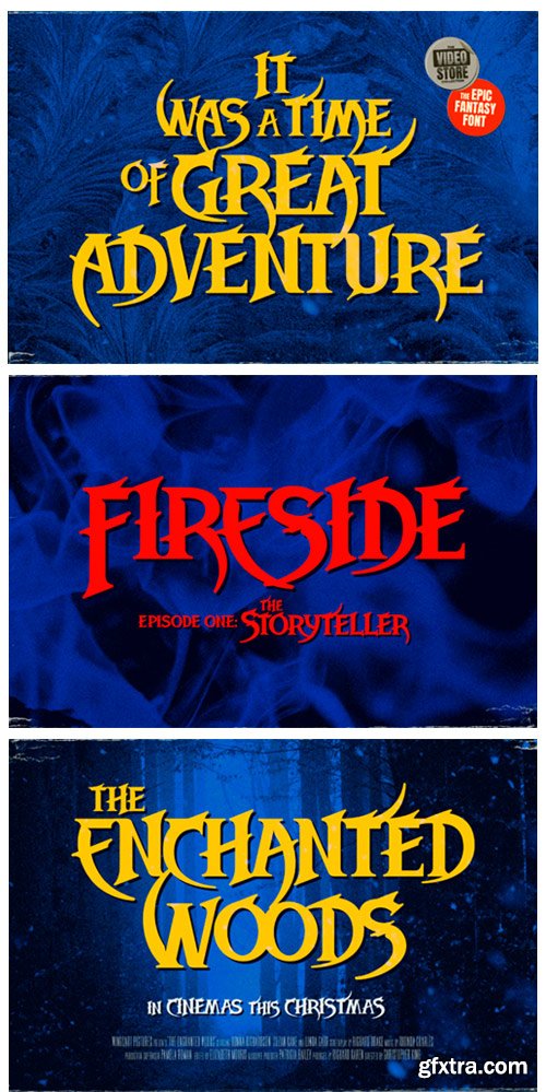 Midwinter Fire Font Font