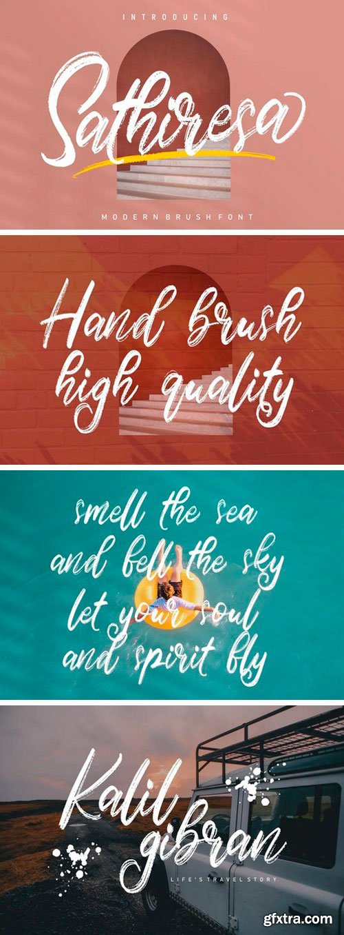 Sathiresa Brush Font