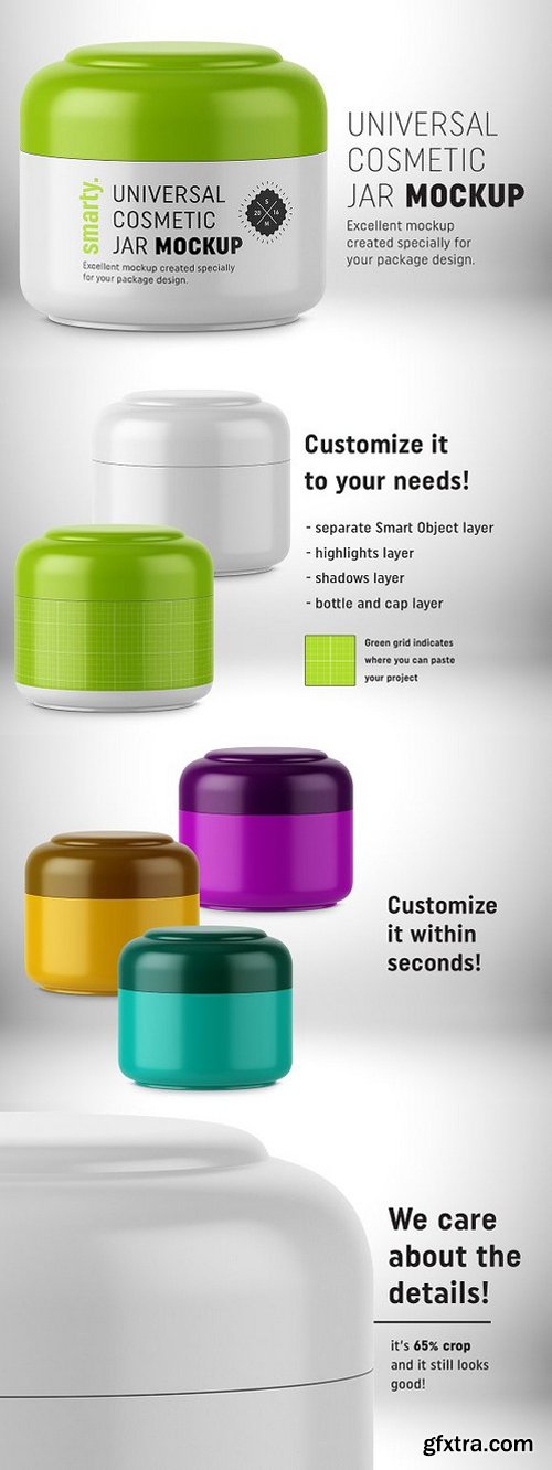 Cosmetic Jar Mockup