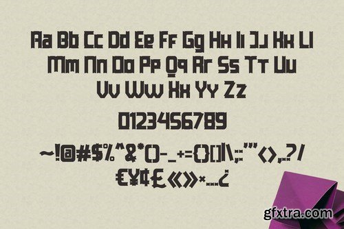 Paporigam Font