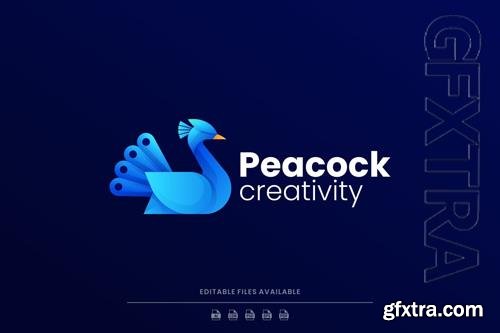 Peacock Gradient Logo