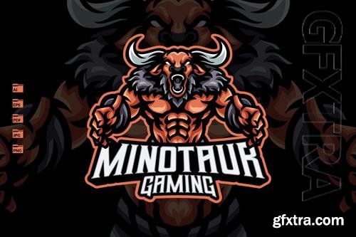 Minotaur Mascot Logo