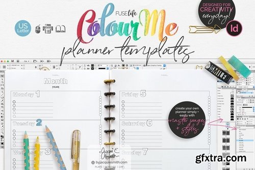 CM - US Letter ColourMe Planner Templates 1957912