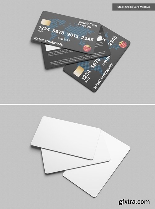 Stack Credit Card Mockup