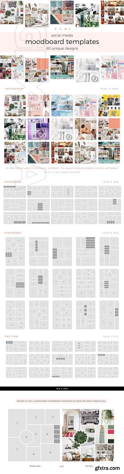 CreativeMarket - Mood Board Templates 2066045