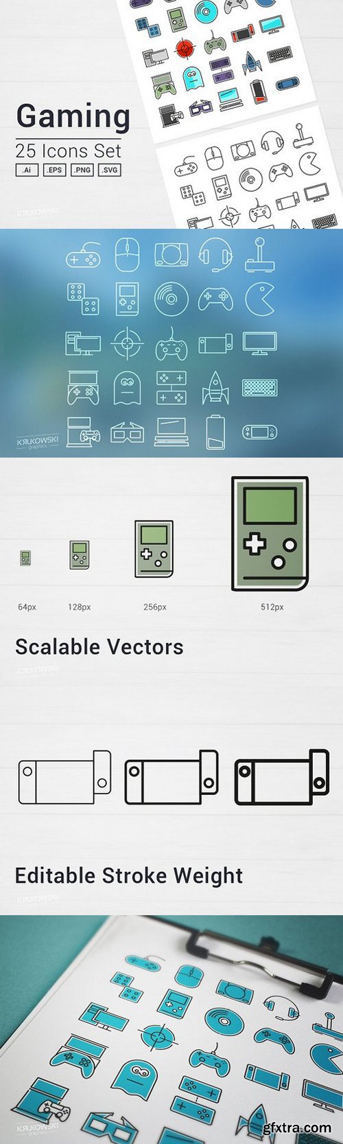 Gaming Icons Set
