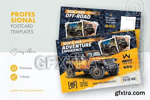 Off-Road Adventure Postcard Templates J7PQ8A7