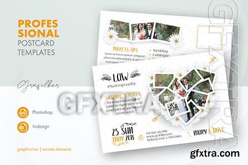 Wedding Postcard Templates LU8SB59