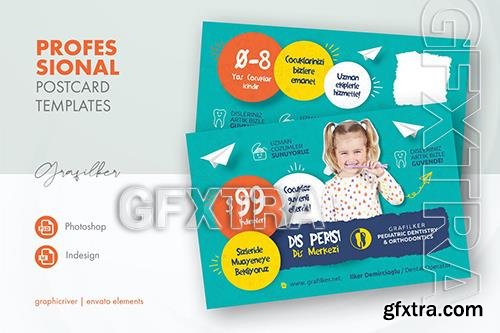 Kids Dental Postcard Templates NP655GJ