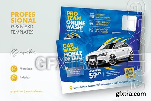 Car Wash Postcard Templates KPCLGUT