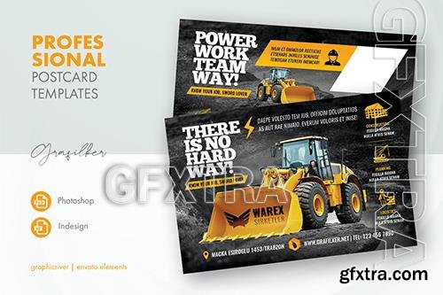 Construction Postcard Templates 58P6KMZ