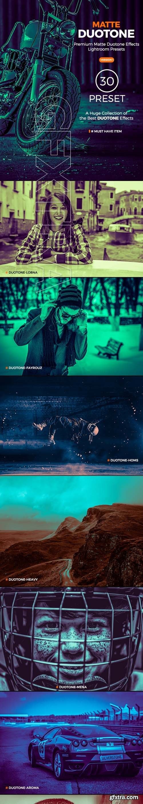 GraphicRiver - 30 Matte Duotone Premium Lightroom Presets Portrait 19845592