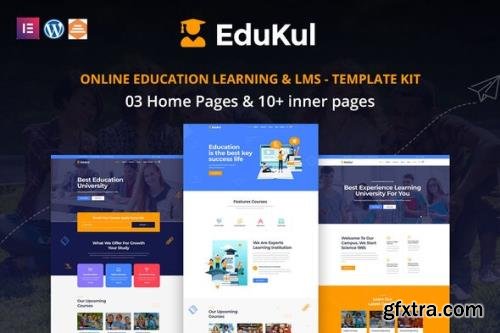 ThemeForest - Edukul v1.0.0 - Online Learning & Education Template Kit - 33956896