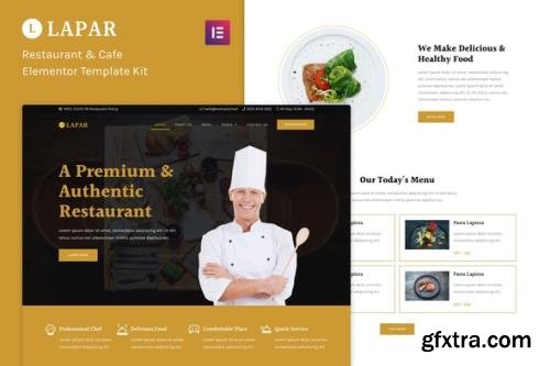 ThemeForest - Lapar v1.0.0 - Restaurant & Cafe Elementor Template Kit - 33968211